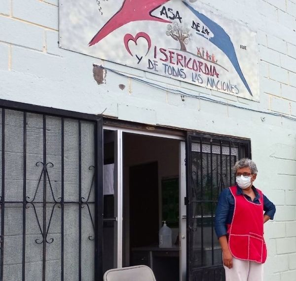Inside the shelter La Casa De La Misericordia, Mexico